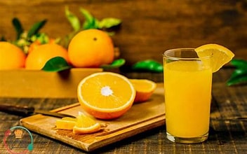 عصير برتقال طازج